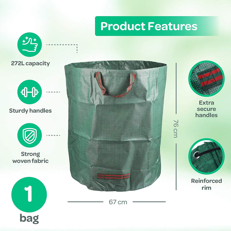 Reusable Garden Waste Tote Bags with Handles